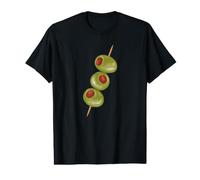Olives sur Un Cure-dent, Cocktail Martini prêt T-Shirt Graphique avec Valeur