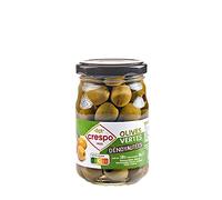 Olives vertes dénoyautées 90 g bocal 21cl