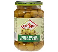Olives vertes dénoyautées Crespo - 354 g - Lot de 2
