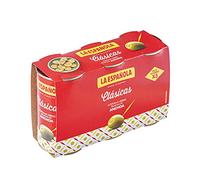 Olives vertes farcies aux anchois LA ESPANOLA pack 3 X 150 grs