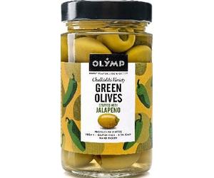 Olives vertes Olymp farcies au piment jalapeño 300g