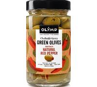 Olives vertes Olymp farcies au poivron rouge 300g