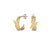 Olivia Burton Boucles d'Oreilles Créoles pour Femme Collection FEATHERS en Or Jaune Avec Forme De Plume - 24100219
