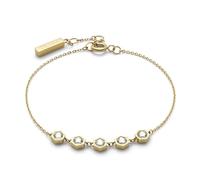 Olivia Burton Bracelet pour Femme Collection EVER STACKED en Or Jaune avec Charms Ornés de Cristaux - 24100348