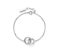 Olivia Burton Bracelet pour Femme Collection INFINITE en Acier Inoxydable avec des Anneaux Entrelacés - 24100314