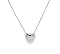 Olivia Burton Collier pour Femme Collection KNOT HEART en Acier Inoxydable avec un Pendentif en Forme de Cœur - 24100031