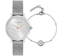 Olivia Burton Minima Bee Gift Set 24070002 - Femme - 28 mm - Analogique - Quartz - Verre minéral