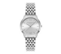 Olivia Burton Montre à Mouvement à Quartz Trois Aiguilles pour Femme Collection Classic Swirl avec Bracelet en Acier Inoxydable Argenté - 24000129