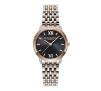 Olivia Burton Montre à Mouvement à Quartz Trois Aiguilles pour Femme Collection Classic Swirl avec Bracelet en Acier Inoxydable à Deux Coloris - 24000133
