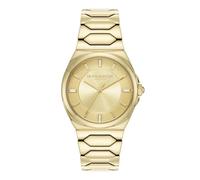 Olivia Burton Montre à Mouvement à Quartz Trois Aiguilles pour Femme Collection Lustre avec Bracelet en Acier Inoxydable de Couleur Dorée - 24000201