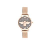 Olivia Burton Montre Analogique à Quartz pour Femme Collection China EXC. avec Bracelet Milanais en Acier Inoxydable Couleur Or Rose - OB16EX116