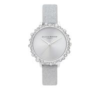 Olivia Burton Montre Analogique à Quartz pour Femme Collection Under The Sea avec Bracelet en Cuir Argenté - OB16US52