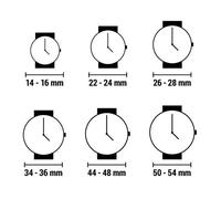 Olivia Burton Montre analogique à Quartz pour Femme avec Bracelet en Maille d'acier Inoxydable argenté - OB16MF09