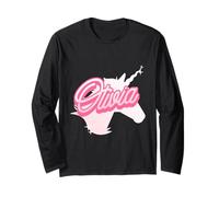 Olivia Cadeau personnalisé sur Le thème de la Licorne Manche Longue