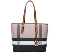 OLIVIA + Cadeau Surprise, Sac Cabas Femmes PU Cuir ECO Grand Sac a Main Travail Cours Lycee