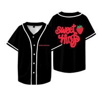 Olivia Dean Sweet Things Veste de baseball T-shirt The Art of Loving Merch Femmes Hommes T-shirts à manches courtes, Style 2, XL