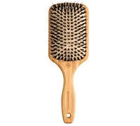 Olivia Garden Bamboo Touch Brush - Brosse Eco-responsable Démêlant en Bambou, Poils en Sanglier et Nylon - Taille L