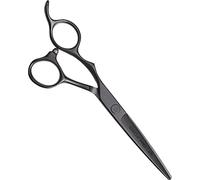 Olivia Garden Ciseaux Silkcut Pro Matt Black Gauche 5.75" - Précision, Élégance et Confort pour Coiffeurs