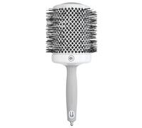 Olivia Garden Expert Blowout Shine blanc & gris Ø 80 mm