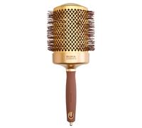 OLIVIA GARDEN Expert Blowout Shine Wavy Bristle 80 mm - Gold & Brown