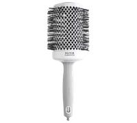 Olivia Garden Expert Shine Wavy Bristles White&Grey brosse à cheveux průměr 65 mm 1 pcs