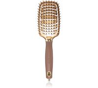 Olivia Garden Expert Flex brosse plate en fibres de nylon Gold&Brown 1 pcs