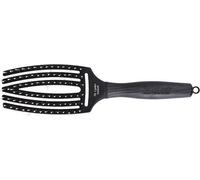 Olivia Garden Fingerbrush Brosse Plate Combo avec Poils 100% Sanglier/Nylon, Taille Medium , 1 Unité