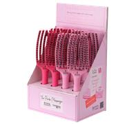 Olivia Garden Fingerbrush Boar & Nylon Think Pink 2026 Display 8Pcs