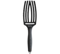 Olivia Garden – Brosse Fingerbrush Care Iconic Double – Double brins noirs – Taille M