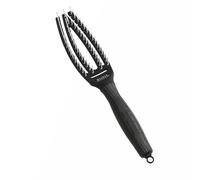 Olivia Garden Fingerbrush Care Iconic - Taille Small - Noir - Brosse à Cheveux en Poils de Nylon pour un Démêlage Doux & des Cheveux Sains