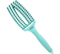 Olivia Garden Fingerbrush Combo Medium Mint Brosse de massage et de démêlage avec poils de nylon et de sanglier