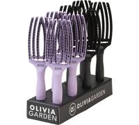 Olivia Garden Fingerbrush Combo Medium Set Lavende/Full black