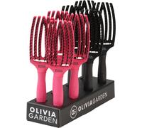 Olivia Garden Fingerbrush Combo Medium Set Pink/Full black