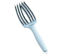 Olivia Garden FingerBrush Pastel Blue Care Ionic Boar & Nylon Combo Medium | Brosse à cheveux édition limitée