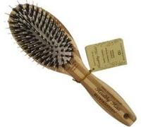 Olivia Garden Healthy Hair Brosse Plate Combo en Bambou, Poils 100% Sanglier et Nylon, Medium, P6