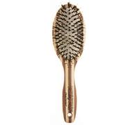 Olivia Garden Healthy Hair Brosse Plate Combo en Bambou, Poils 100% Sanglier et Nylon, Medium, P6