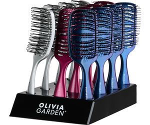 Olivia Garden iDetangle Medium Space Edition, présentoir de 12 pièces