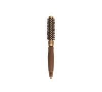 Olivia Garden NanoThermic Brosse Thermale Ronde, Diamètre 18mm - Antibactérien, Céramique, Antistatique, Tourmaline-Ion et Poils Ondulés en Nylon