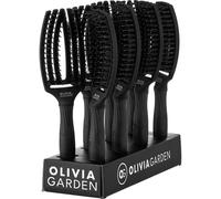 Olivia Garden Set Fingerbrush Combo Medium Full Black