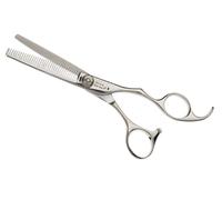 Olivia Garden SilkCut Effileur, Japonais, Taille 6", 35 Dents - Puissantes Lames Convexes, Fait-Main avec de l'Acier Japonais, Dans une Pochette