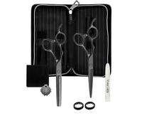 Olivia Garden SilkCut PRO Matt Black 2er Set LH 5,75+Eff
