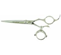 Olivia Garden SwivelCut Ciseau, Taille 5.75" - Double Anneau Pivotant, Pivot ergonomique et relaxant pour le poignet et la main, Fait-Main avec de l'Acier Japonais, Dans une Pochette
