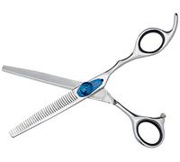 Olivia Garden Xtreme Effileur, Japonais, Taille 6", 35 Dents - Puissantes Lames Convexes, Fait-Main avec de l'Acier Japonais, Dans une Pochette