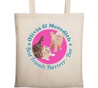 Olivia & Meredith Sac fourre-tout en coton écologique naturel Beige