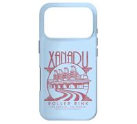 Olivia Newton-John Xanadu Roller Patinoire Rouge Vieilli Logo Coque pour iPhone 17 Pro