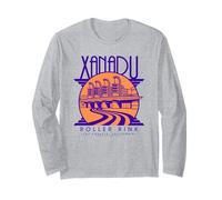Olivia Newton-John Xanadu Roller Patinoire Violet/Orange Logo Manche Longue