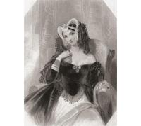 Olivia. Personnage féminin principal de la pièce de Shakespeare Twelfth Night. From Shakespeare Gallery publié vers 1840. Poster imprimé par Ken Welsh (30,5 x 40,6 cm)