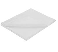 Olivia Rocco Drap de dessous en polycoton facile d'entretien, Mélange de coton, blanc, Simple