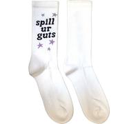 Olivia Rodrigo - Chaussettes "Spill Your Guts" pour homme/femme unisexe RO12179 (40,5 EU - 45,5 EU) (Blanc)