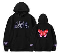 Olivia Rodrigo Sour Sweat À Capuche Rue Décontracté À Manches Longues Sweat Hommes Femmes Pull Usage Quotidien Haut XS-3XL-Black||XS